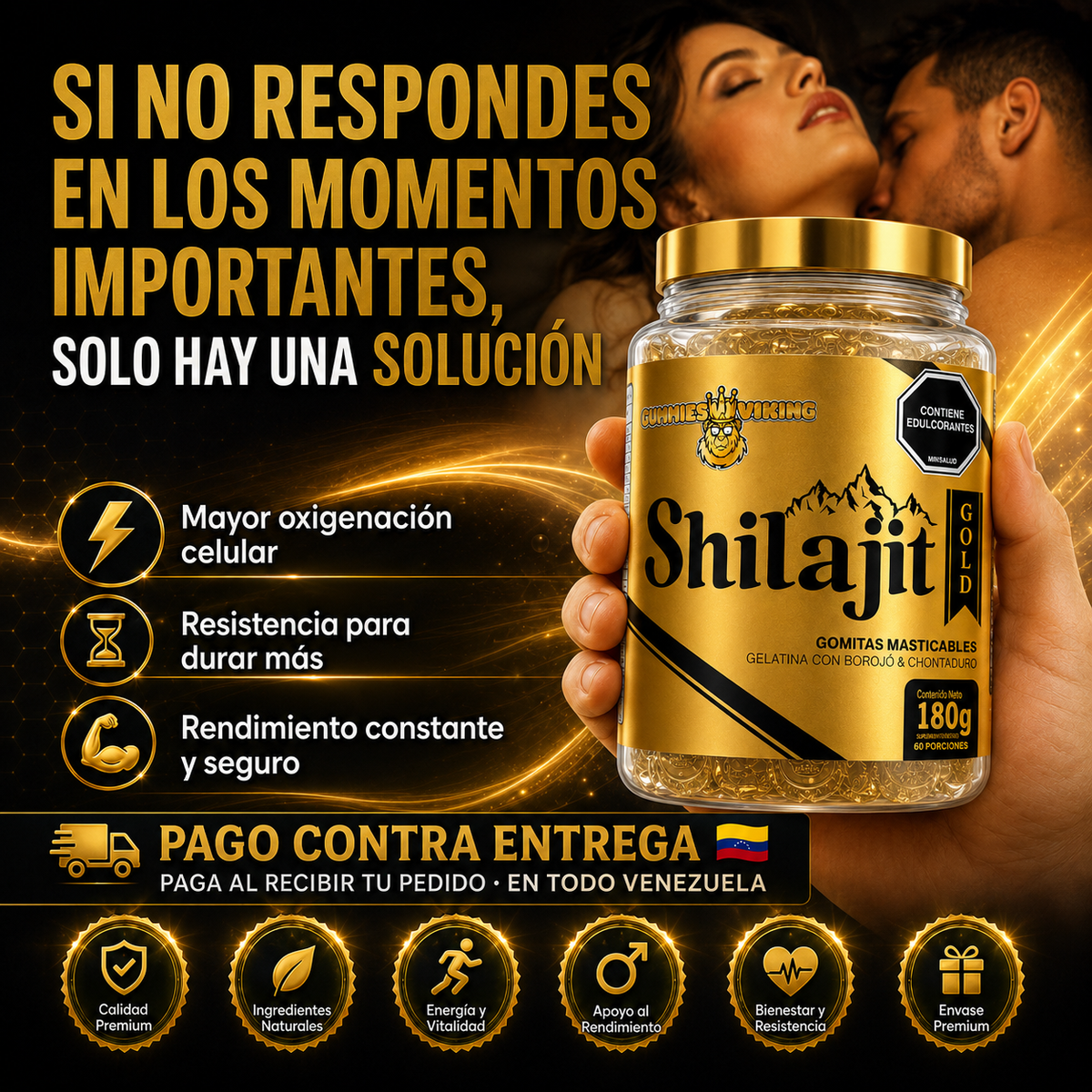 Shilajit 60 Gomitas Edición Especial & Limitada