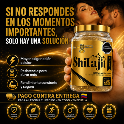 Shilajit 60 Gomitas Edición Especial & Limitada