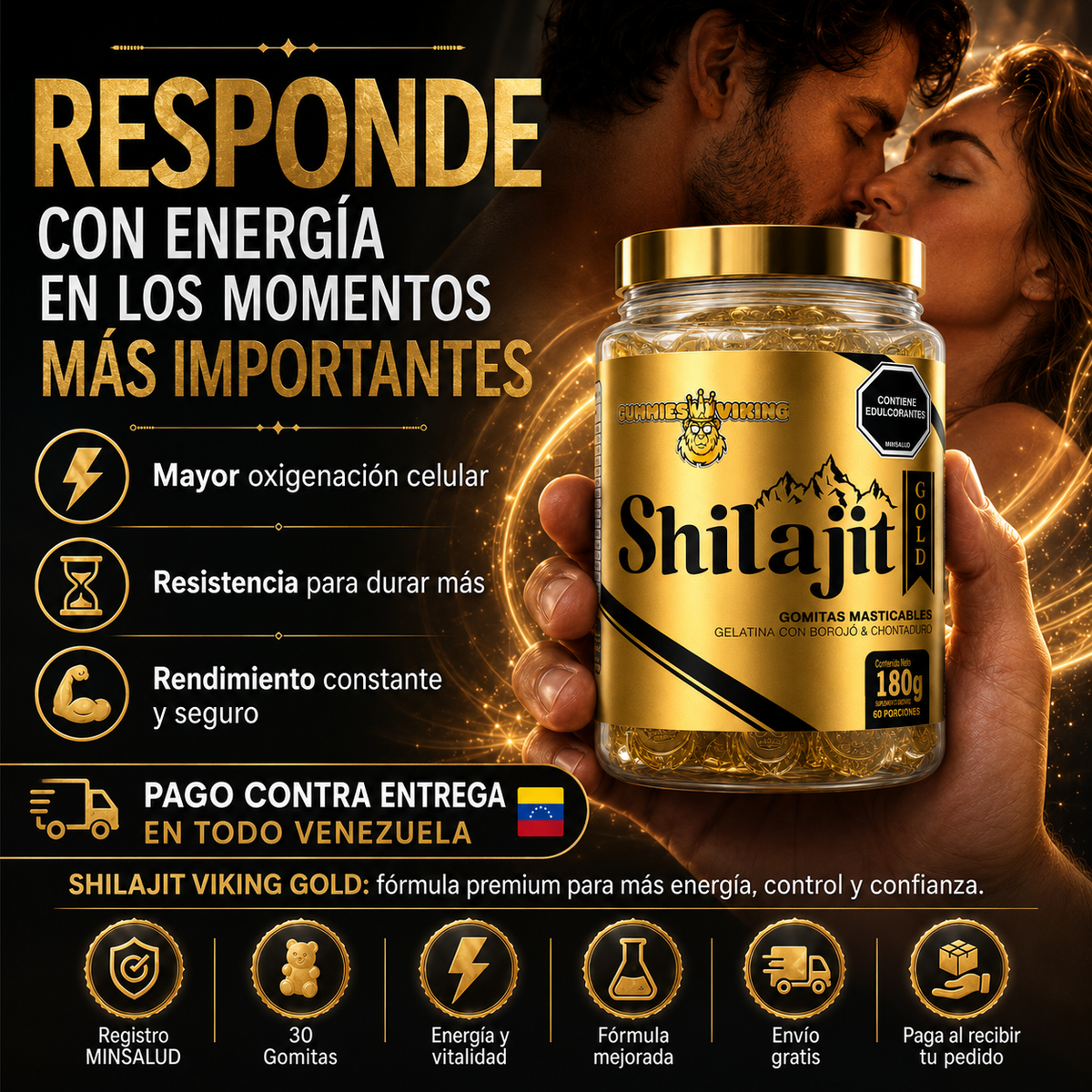 Shilajit 60 Gomitas Edición Especial & Limitada